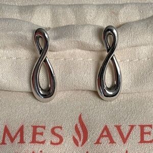 James Avery Sterling Silver Infinity Post Earrings